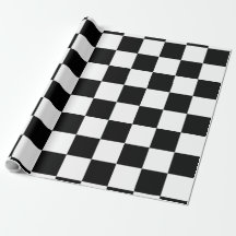 Patrón de tablero de cheques con blanco, negro