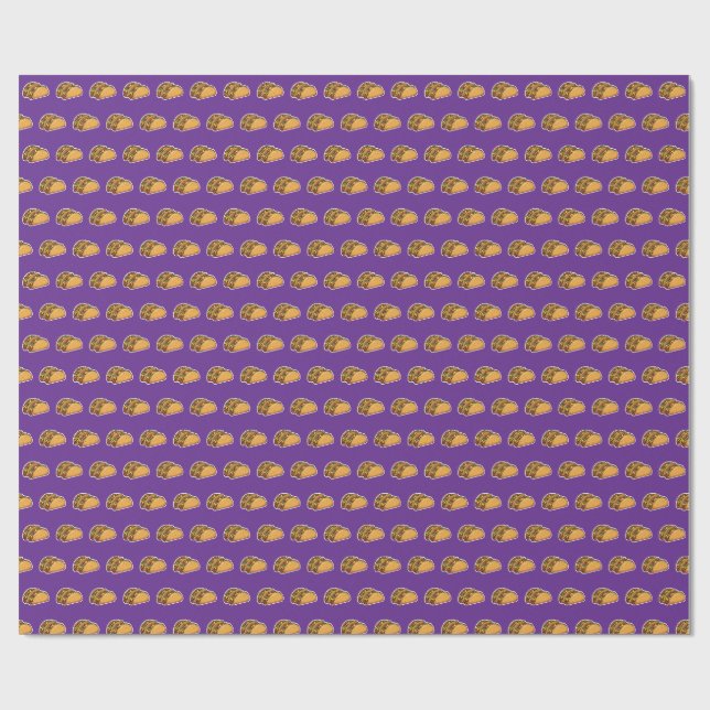 Papel De Regalo patrón de taco (Superficie plana)