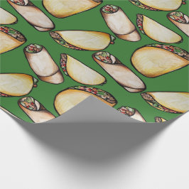 Papel De Regalo Patrón de tacos y burritos