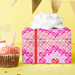 Papel De Regalo Patrón de tangrama cardíaco