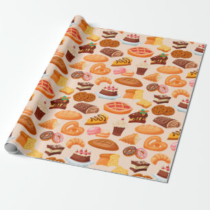 Papel De Regalo Patrón de tarta