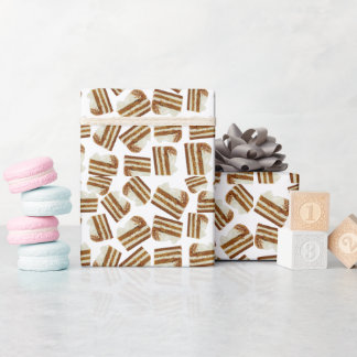 Papel De Regalo Patrón de tarta de zanahoria