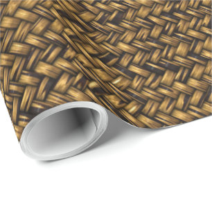 Papel De Regalo Patrón de tejido de cesta