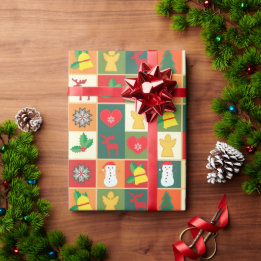 Papel De Regalo Patrón de tejido de navidades