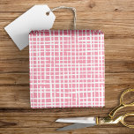 Papel De Regalo Patrón de tejido rústico rosa bonito moderno<br><div class="desc">Este diseño de papel de regalo moderno presenta un patrón de cruzado dibujado a mano en blanco sobre un fondo rosa bonito...  ¡Una excelente opción para muchas ocasiones!</div>