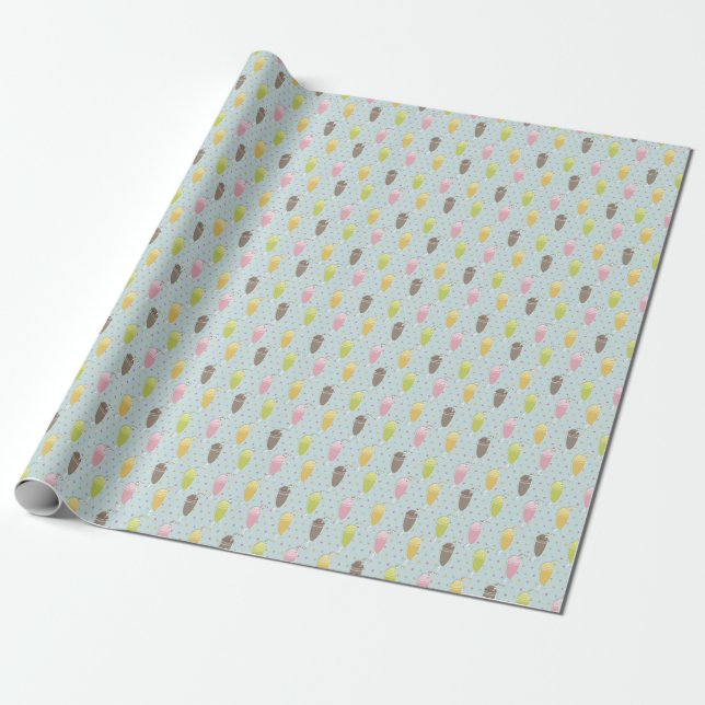 Papel De Regalo Patrón de temblor de levas (Desenrollado)