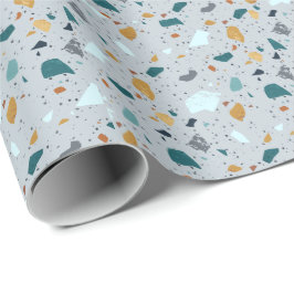 Papel De Regalo Patrón de terrazo colorido