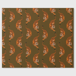 Papel De Regalo Patrón de tigre
