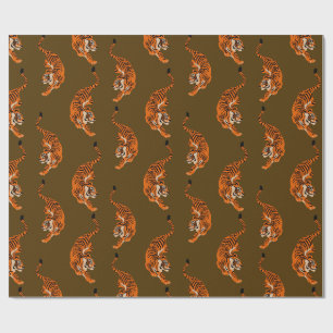 Papel De Regalo Patrón de tigre