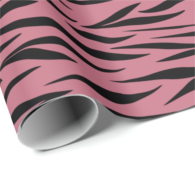 Papel De Regalo Patrón de tigres para regalos El día de San Valent (Esquina del rollo)