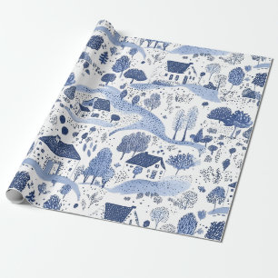 Papel De Regalo Patrón de toile de campo inglés