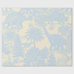 Papel De Regalo Patrón de toile de dinosaurio vintage
