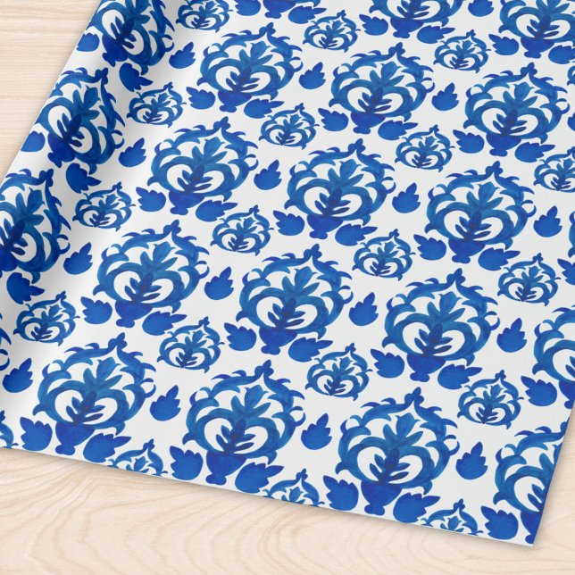 Papel De Regalo Patrón de Toile Francés Azul (Subido por el creador)