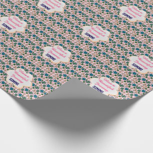 Papel De Regalo Patrón de tortuga personalizado