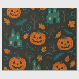Papel De Regalo Patrón de tracción de calabaza