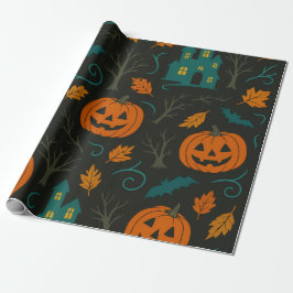 Papel De Regalo Patrón de tracción de calabaza