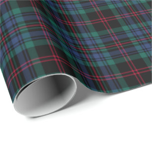Papel De Regalo Patrón de trapos irlandeses Daly Clan Tartan