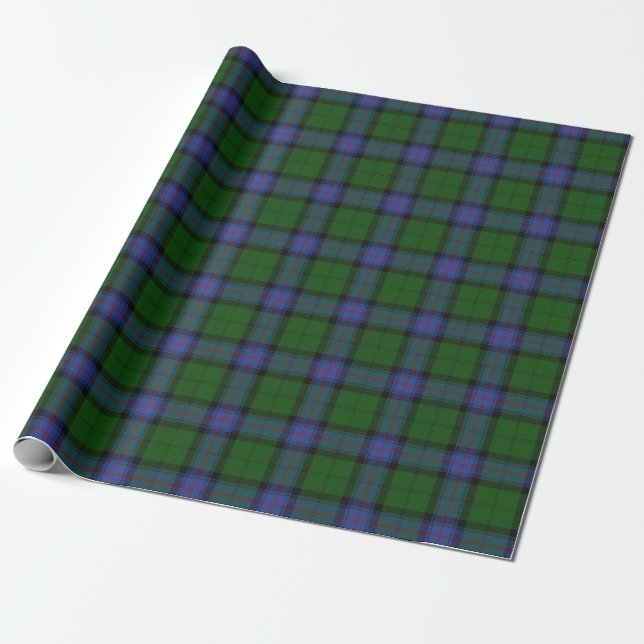 Papel De Regalo Patrón de trazo escocés del Clan Armstrong Tartan (Desenrollado)