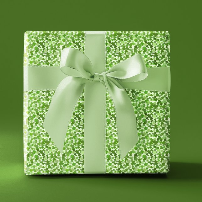 Papel De Regalo Patrón de trébol (Subido por el creador)