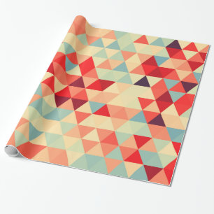 Papel De Regalo Patrón de triángulo de bonito II + sus ideas
