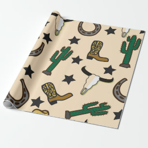 Papel De Regalo Patrón de vaca