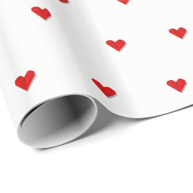 Papel De Regalo Patrón de vectores de origen de amor (Esquina del rollo)