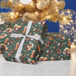 Papel De Regalo Patrón de velas de Navidades festivos