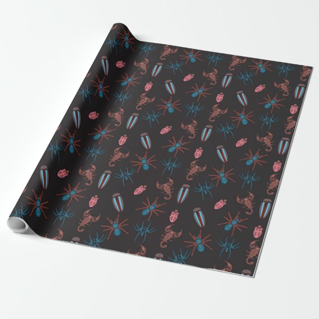 Papel De Regalo Patrón de verano (Desenrollado)