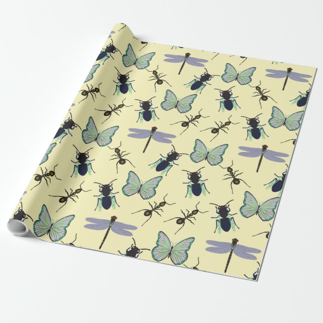 Papel De Regalo Patrón de verano (Desenrollado)