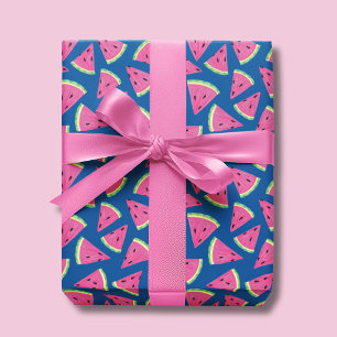 Papel De Regalo Patrón de verano de sandía afrutado