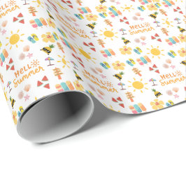 Papel De Regalo Patrón de verano sin problemas