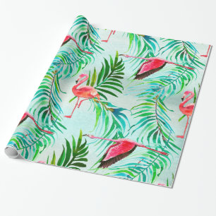 Papel De Regalo Patrón de verano tropical