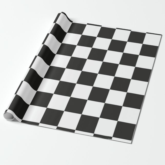 Papel De Regalo Patrón de verificación (Desenrollado)