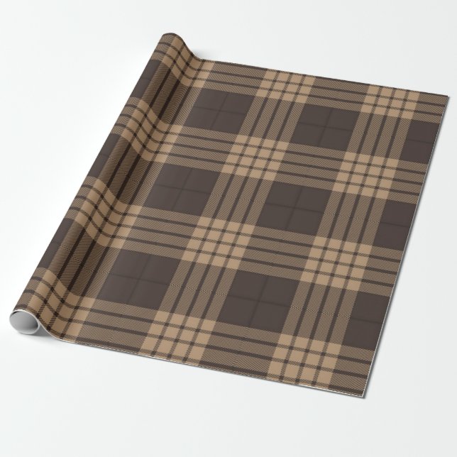 Papel De Regalo Patrón de verificación (Desenrollado)