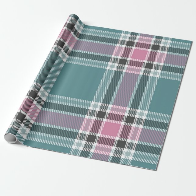 Papel De Regalo Patrón de verificación (Desenrollado)