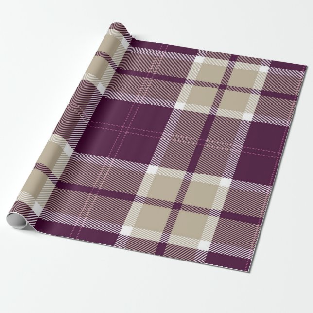 Papel De Regalo Patrón de verificación (Desenrollado)