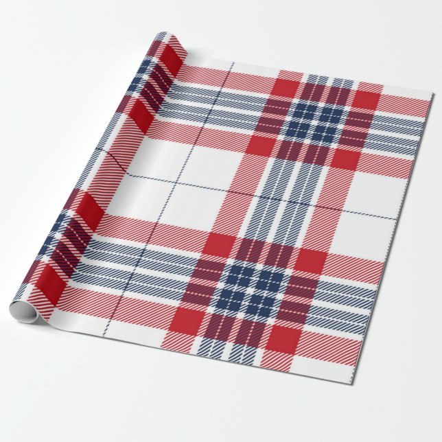 Papel De Regalo Patrón de verificación (Desenrollado)