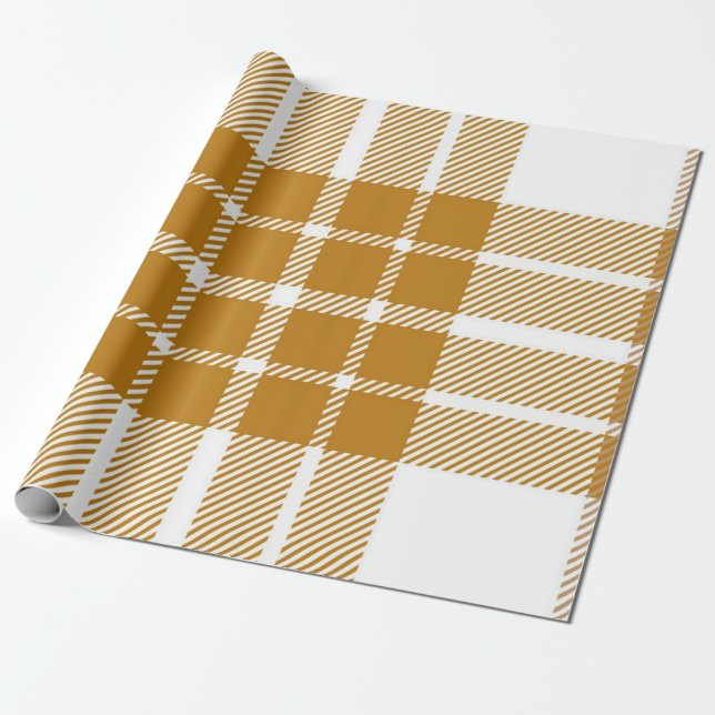Papel De Regalo Patrón de verificación (Desenrollado)