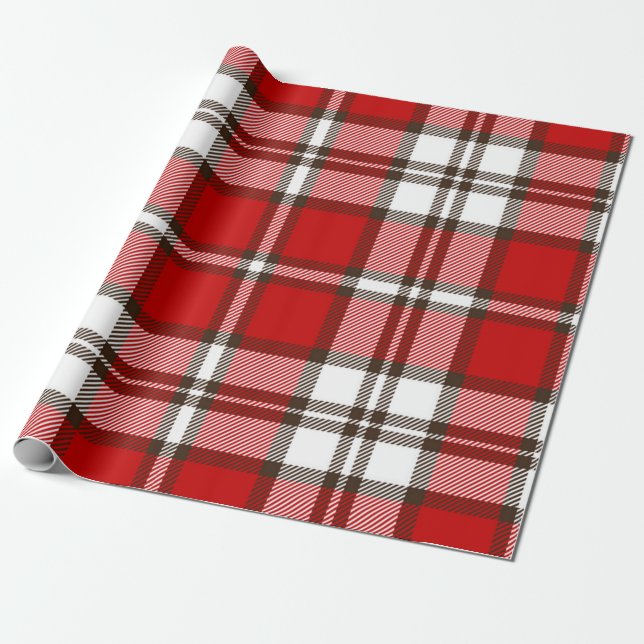 Papel De Regalo Patrón de verificación (Desenrollado)