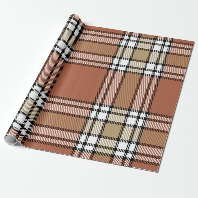 Papel De Regalo Patrón de verificación (Desenrollado)