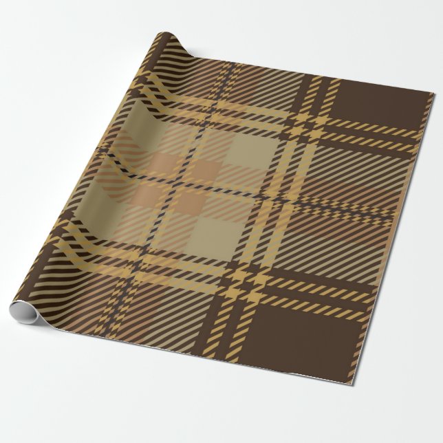 Papel De Regalo Patrón de verificación (Desenrollado)