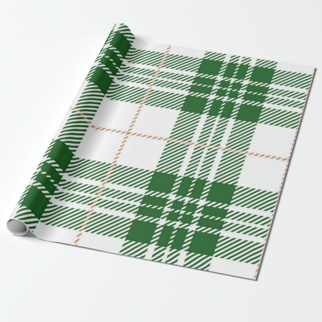 Papel De Regalo Patrón de verificación (Desenrollado)