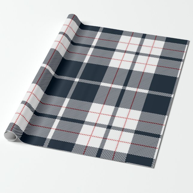 Papel De Regalo Patrón de verificación (Desenrollado)