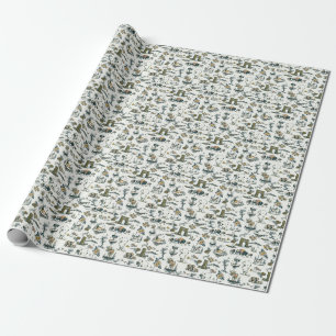 Papel De Regalo Patrón de vida silvestre del Parque Nacional Yell