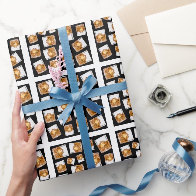 Papel De Regalo Patrón de Whiskey (Regalar)