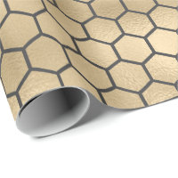 Patrón del apicultor Hexagon de Honeycomb de oro t