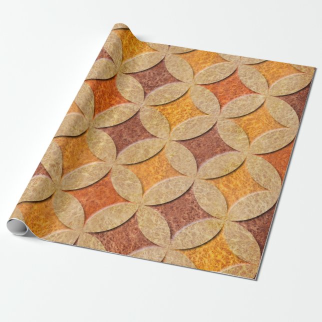 Papel De Regalo Patrón del panel interior - decoración árabe - mar (Desenrollado)