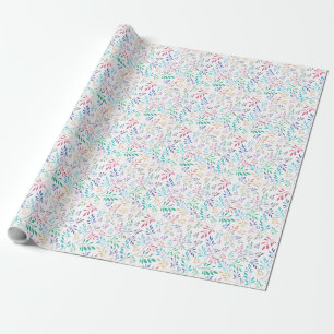 Papel De Regalo Patrón Delicado De Láafas Coloridas Sin Maravilla
