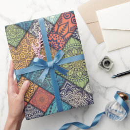 Papel De Regalo Patrón diagonal colorido