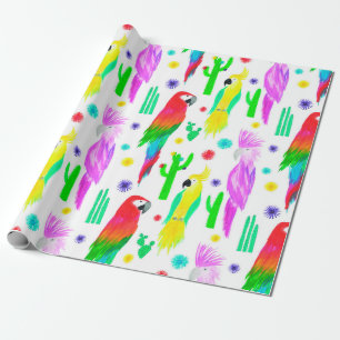 Papel De Regalo Patrón dibujado a mano sin costuras de colores